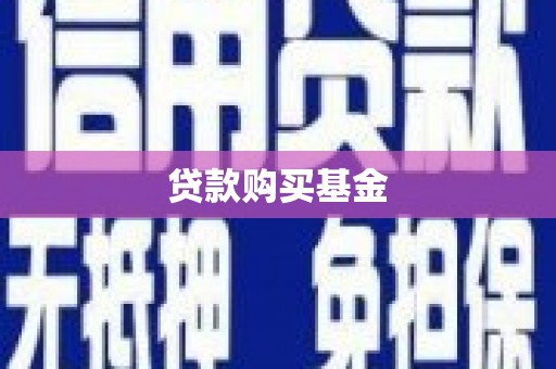 肃南贷款购买基金