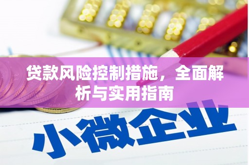 肃南贷款风险控制措施，全面解析与实用指南