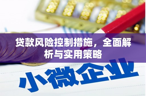 肃南贷款风险控制措施，全面解析与实用策略