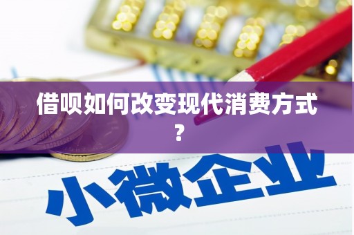 肃南借呗如何改变现代消费方式？