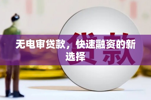 肃南无电审贷款，快速融资的新选择