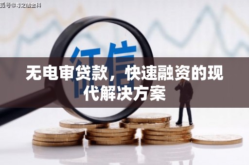 肃南无电审贷款，快速融资的现代解决方案