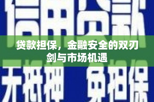 肃南贷款担保，金融安全的双刃剑与市场机遇