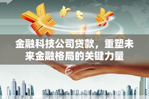 肃南金融科技公司贷款，重塑未来金融格局的关键力量