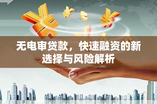 肃南无电审贷款，快速融资的新选择与风险解析