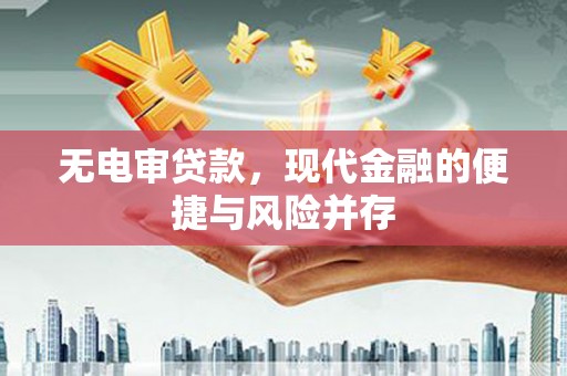 肃南无电审贷款，现代金融的便捷与风险并存