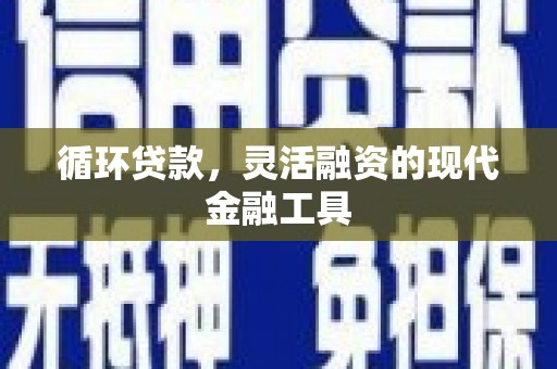 肃南循环贷款，灵活融资的现代金融工具